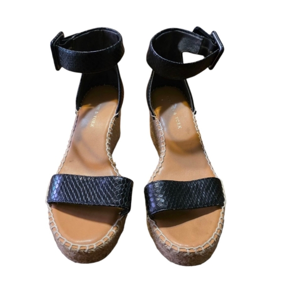 Preston & York Espadrille Sandals Black Size 6.5 - Picture 2 of 11